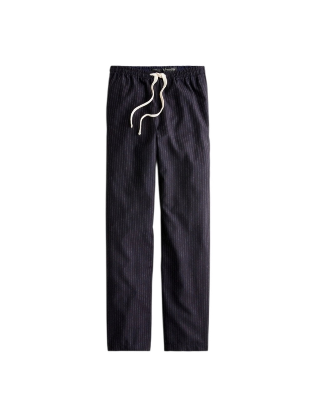 J. Crew Tollegno 1900 Brushed Italian Wool Pinstriped Straight Leg Pants,14